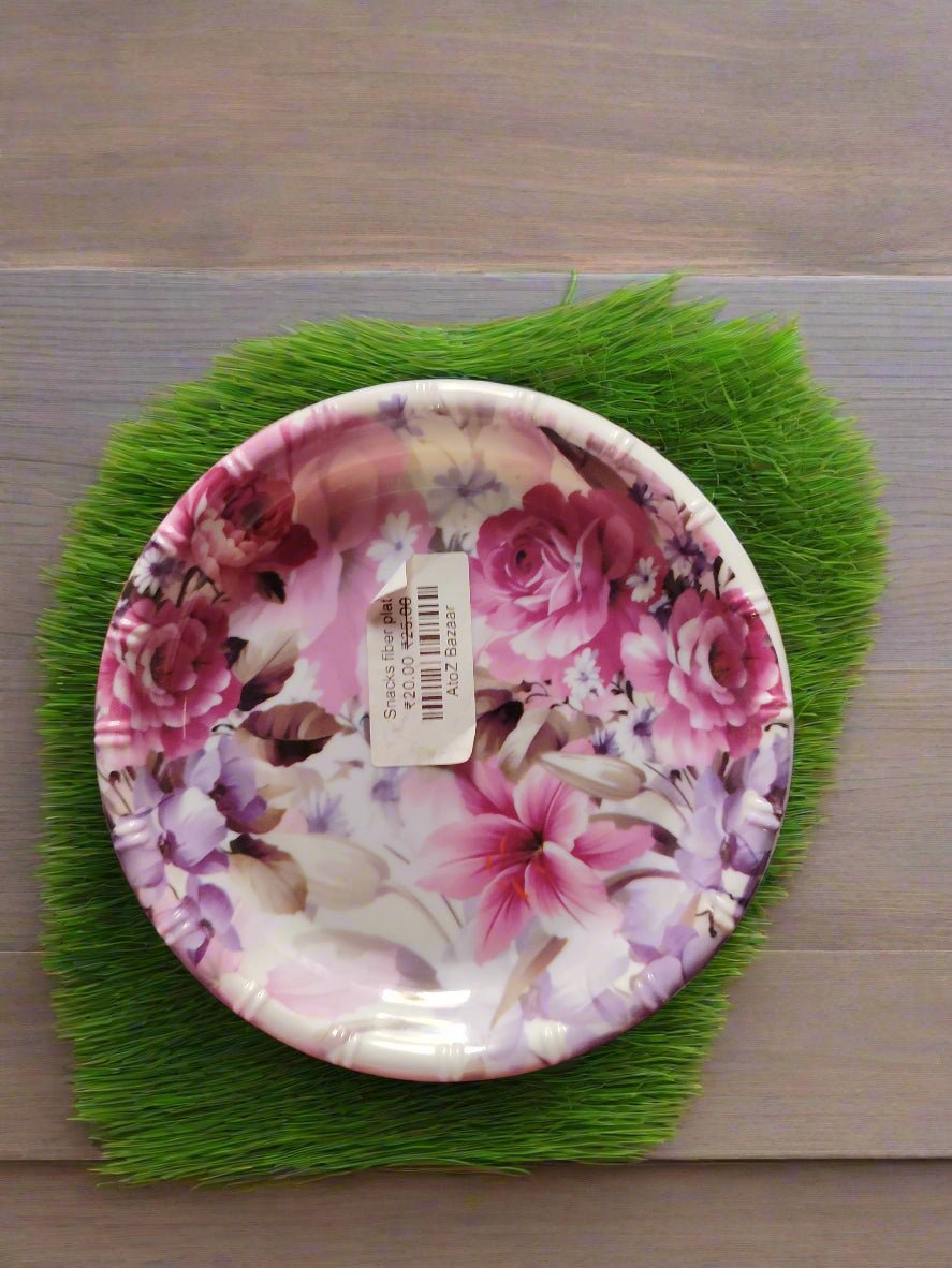 Fiber Snacks plate