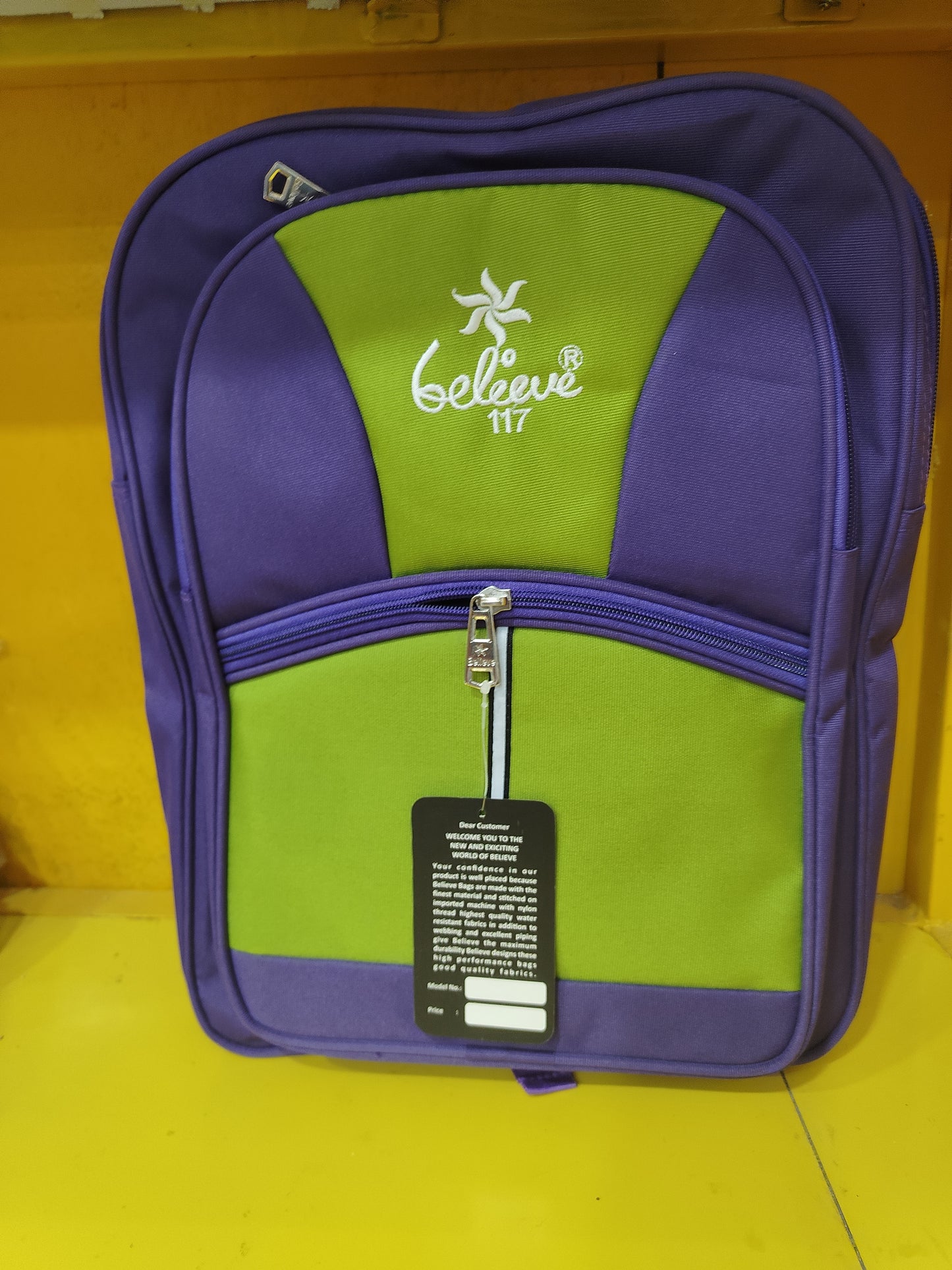 Believe School Bag