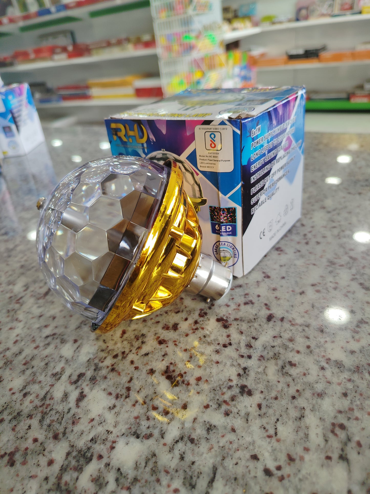 Color Rotating Lamp