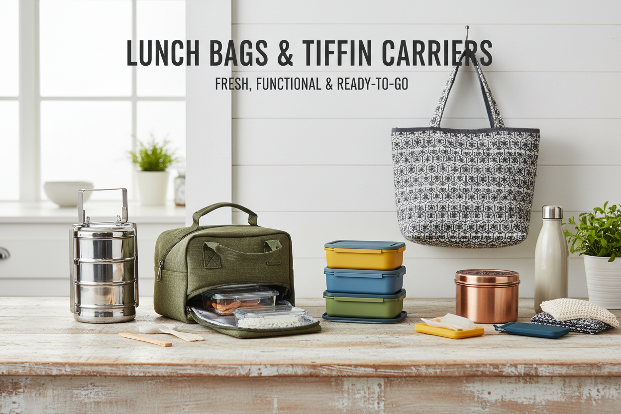 Lunch Bags & Tiffin Carriers