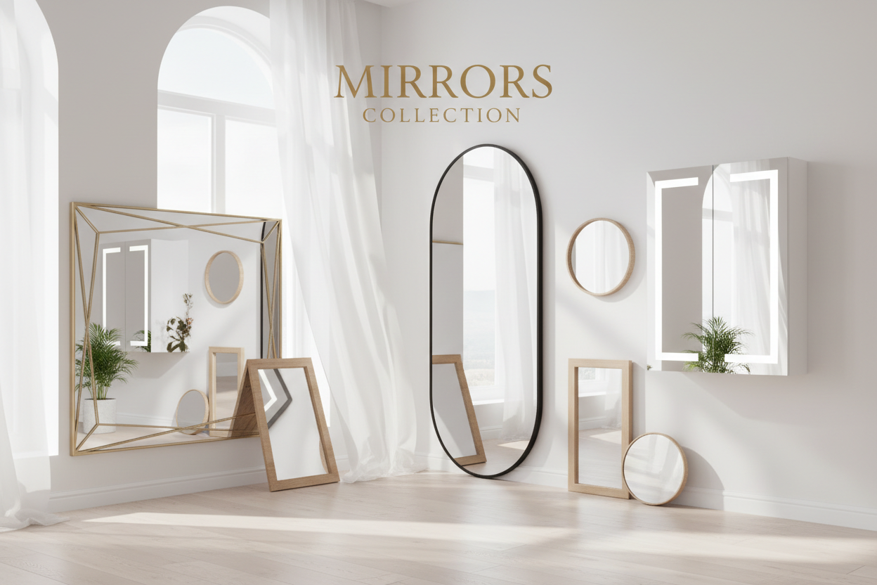 Mirrors - Wall Mirrors, Mirror Cabinets & More - AtoZ Bazaar