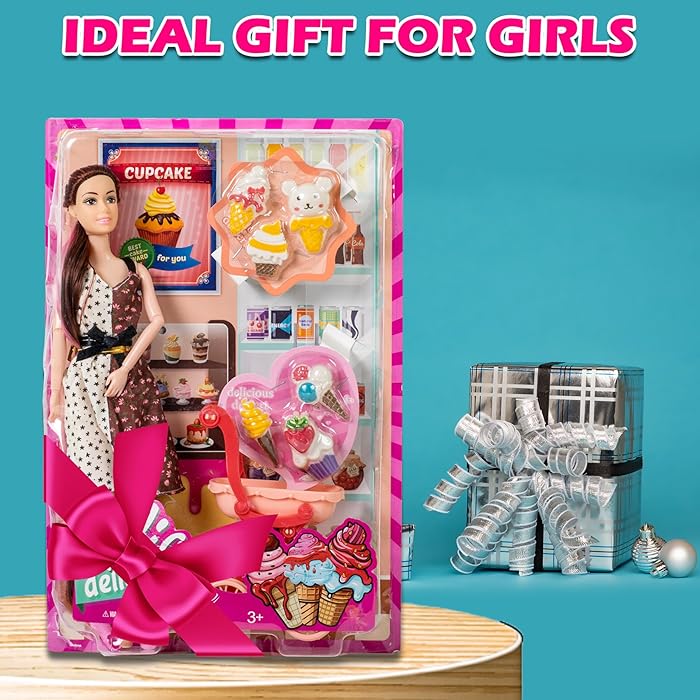 Alia Doll - Ice Cream Play Set