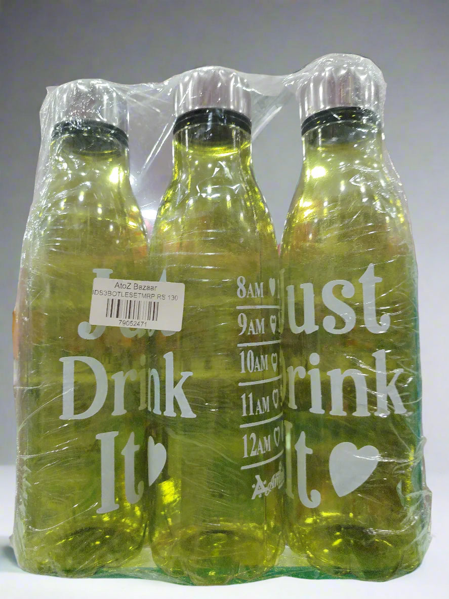 Just Drink It 3pcs Bottle Set
