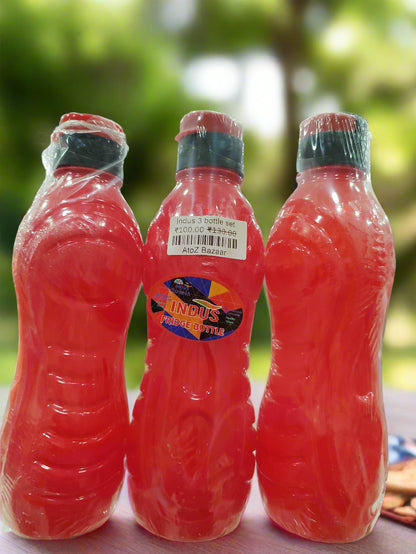 Indus Flip/Top 3Pcs bottle set