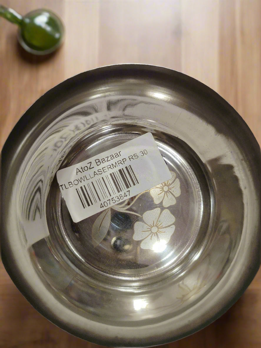 Laser Steel Bowl