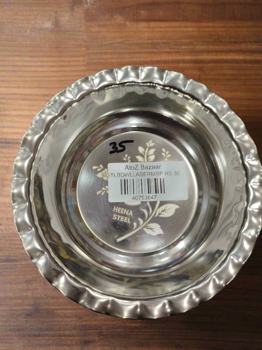 Laser Steel Bowl