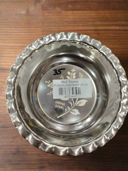 Laser Steel Bowl