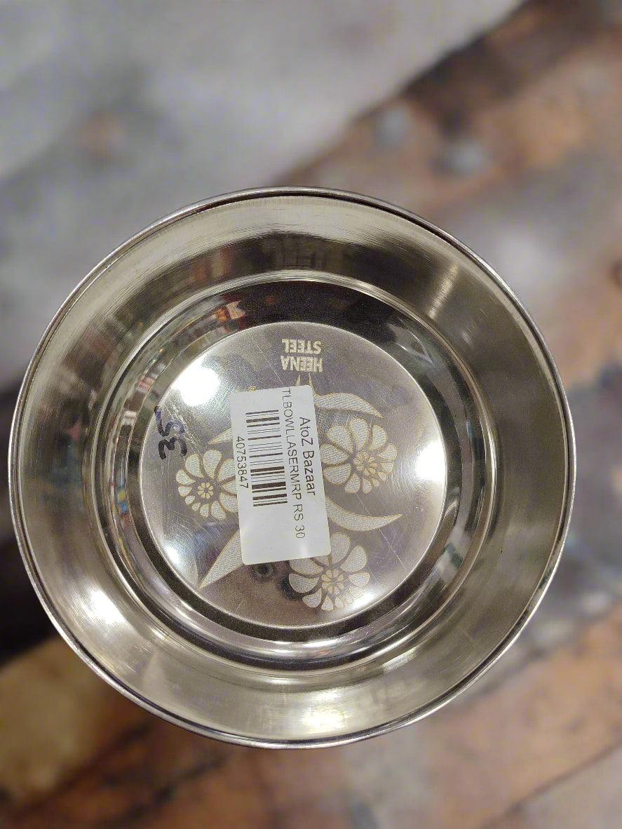 Laser Steel Bowl