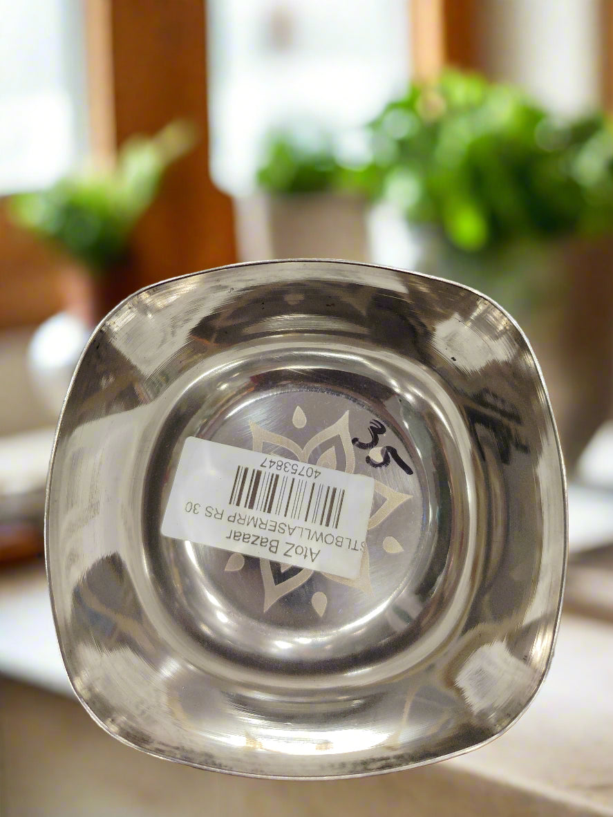 Laser Steel Bowl