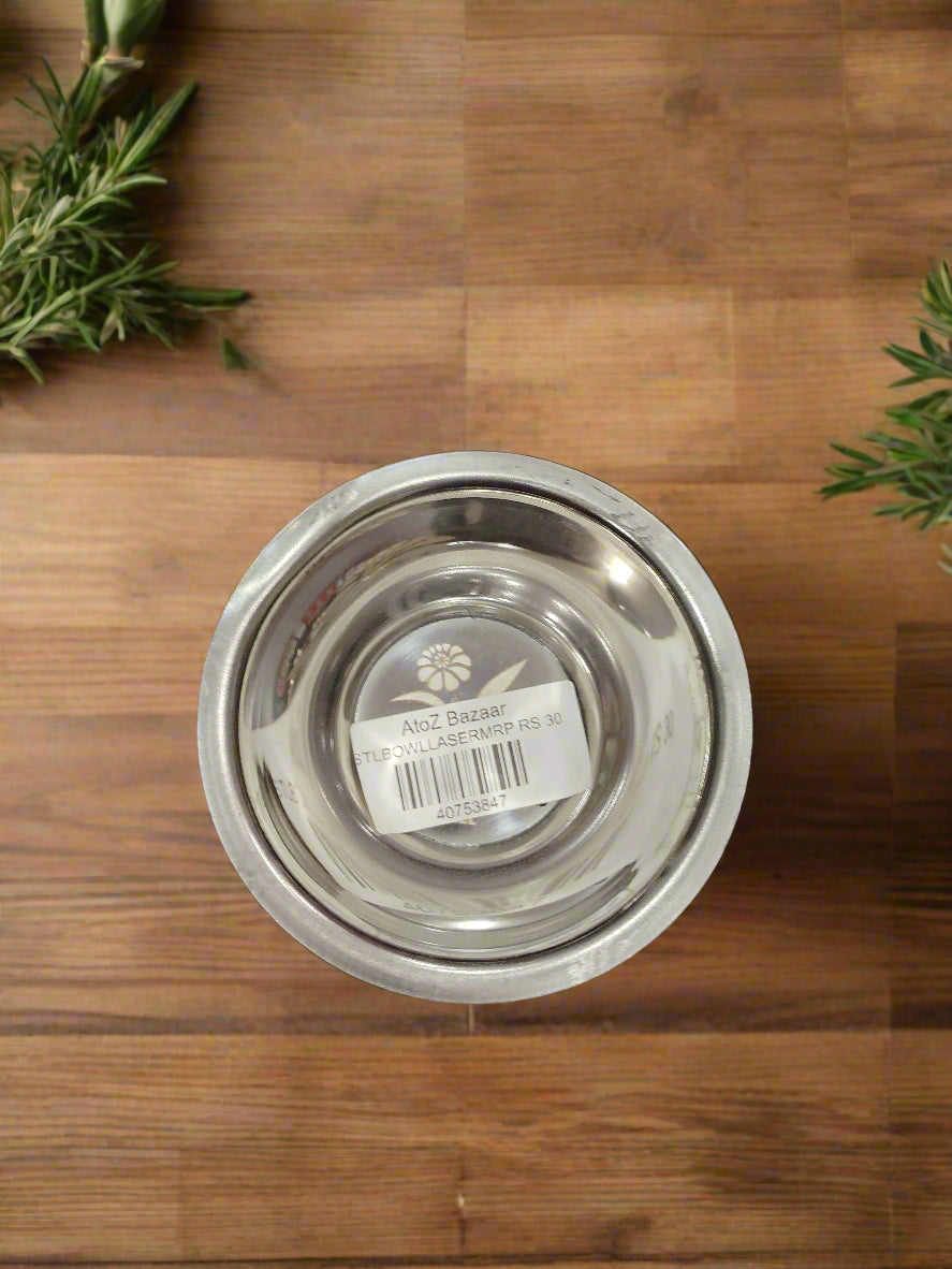 Laser Steel Bowl