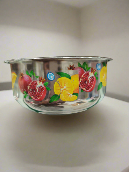 Steel printed container
