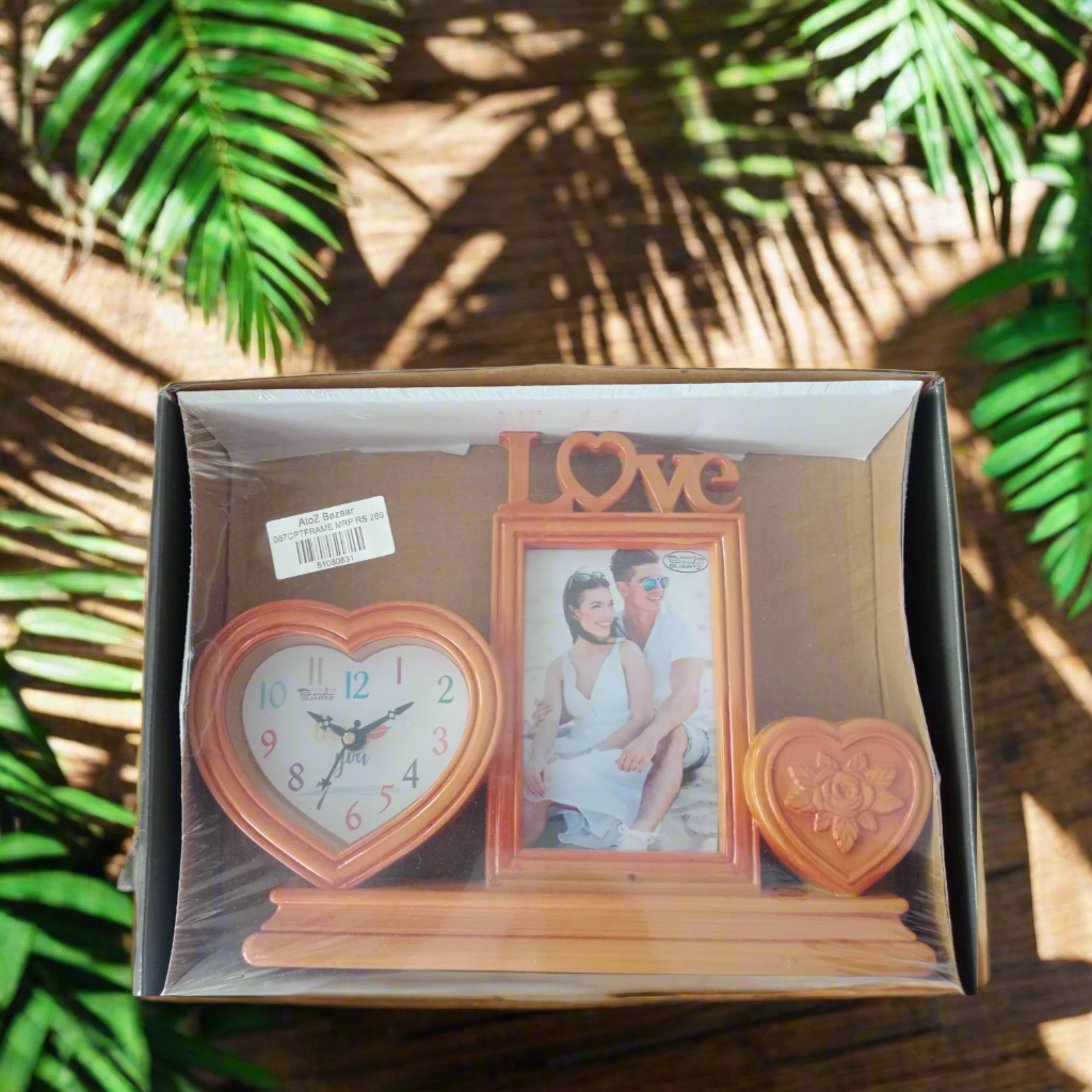 Clock photo frame