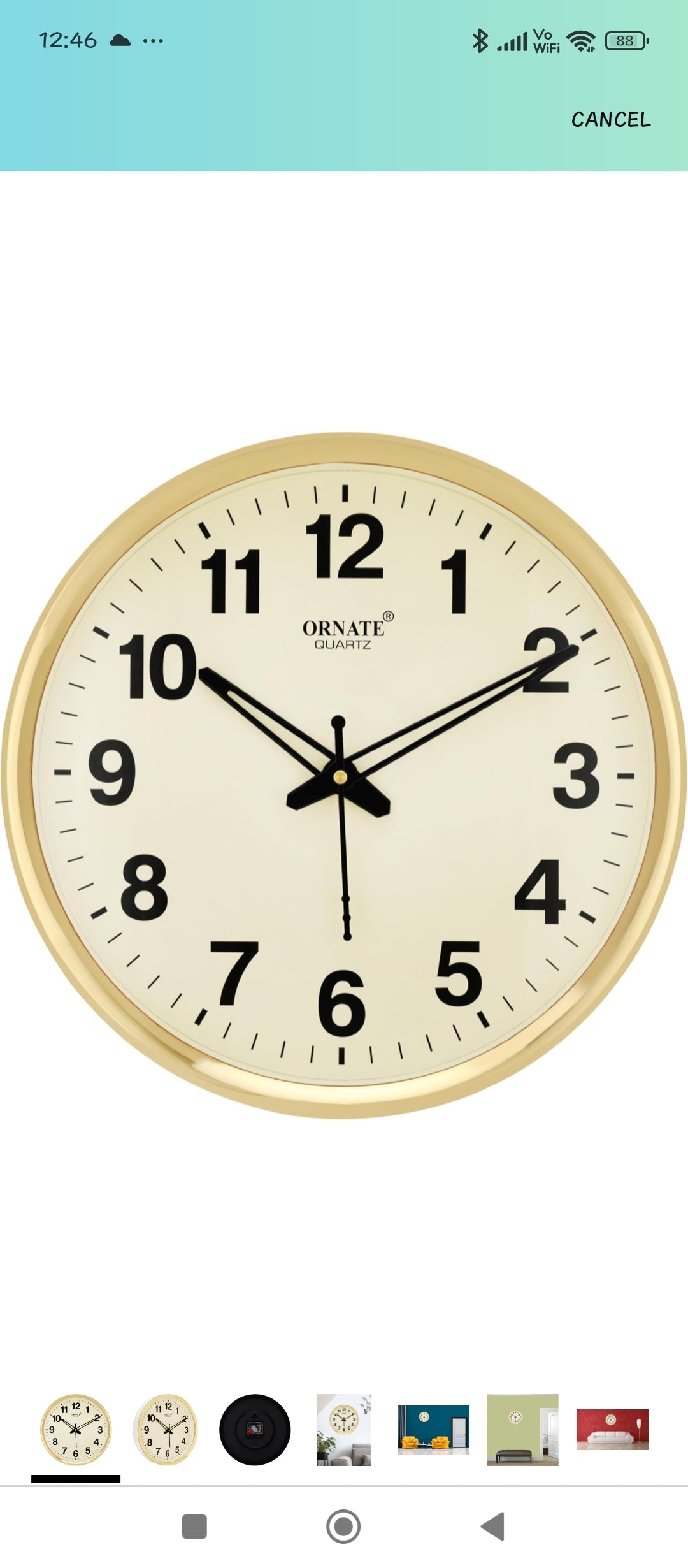 9787 Wall Clock