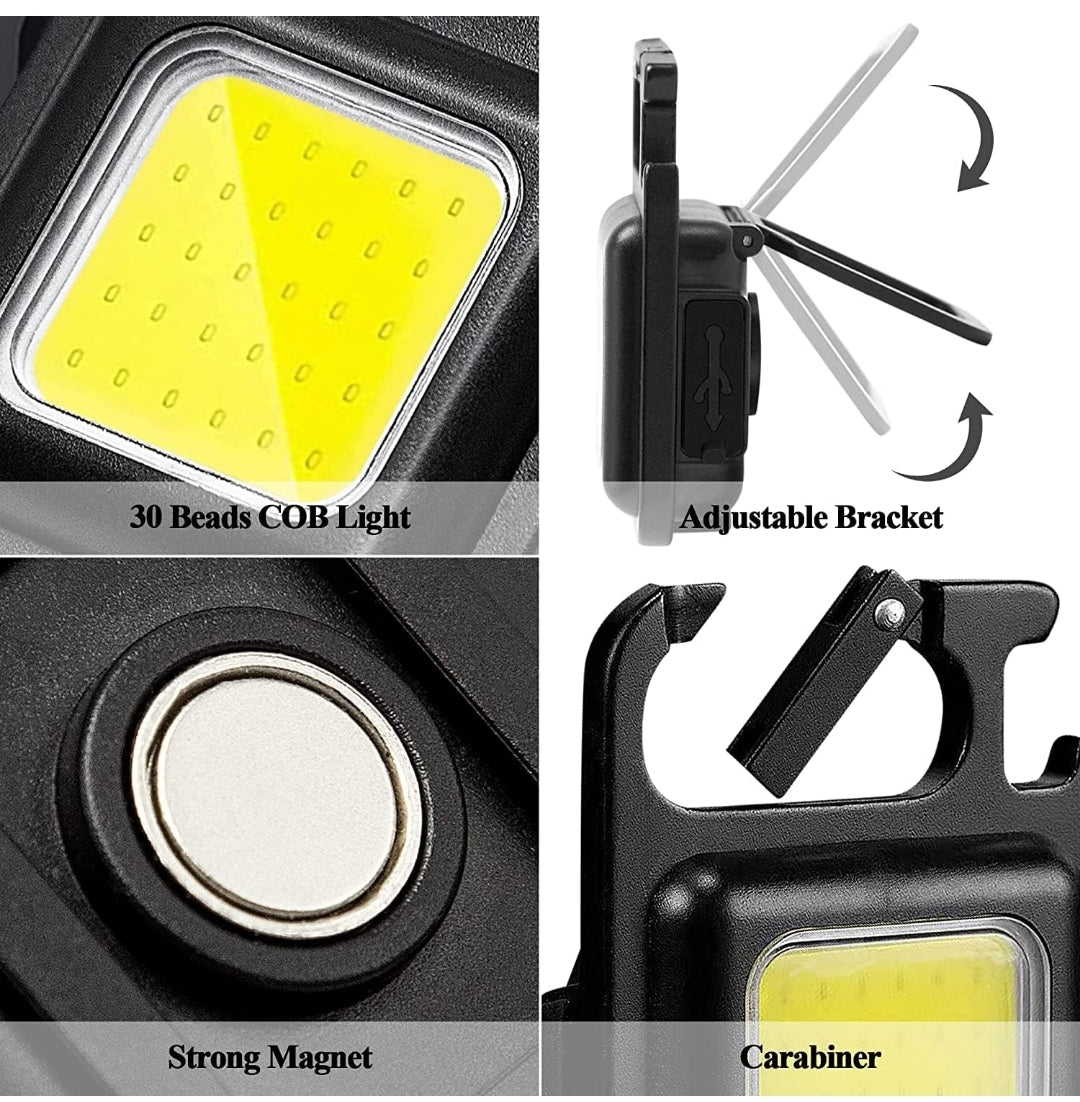 COB Rechargeable Keychain Light