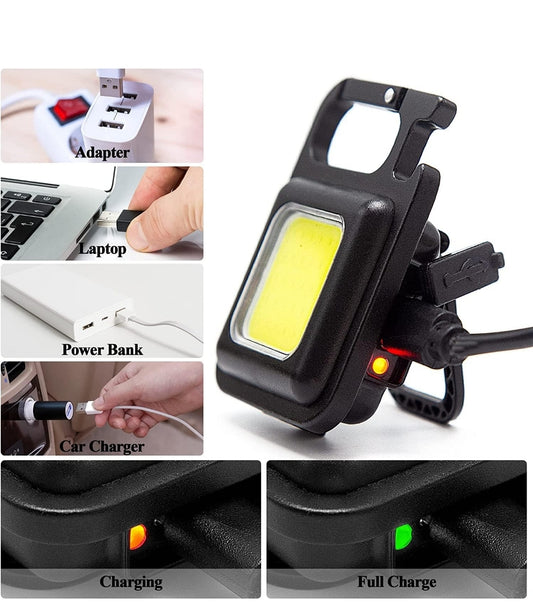 COB Rechargeable Keychain Light