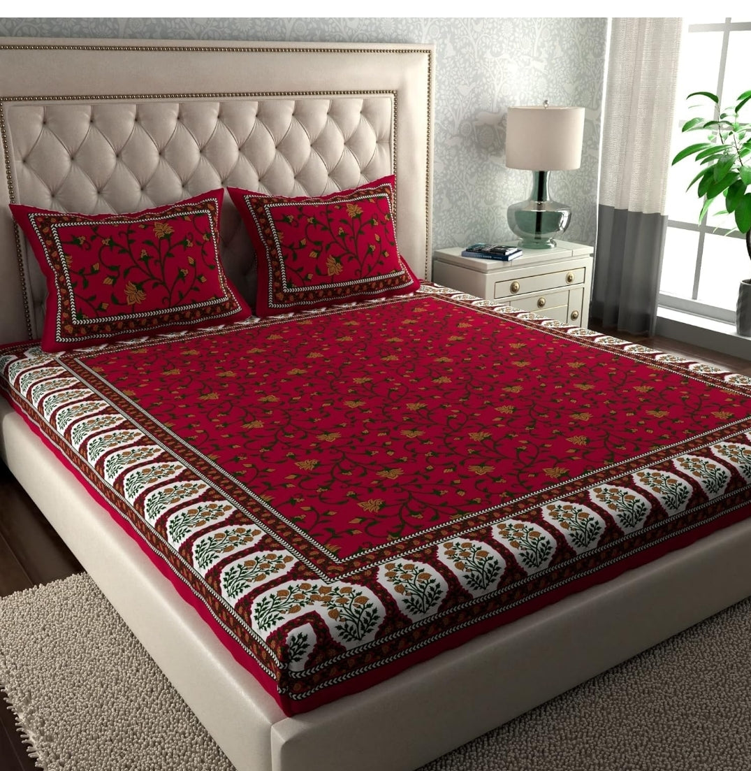 Double bed sheet 1+2