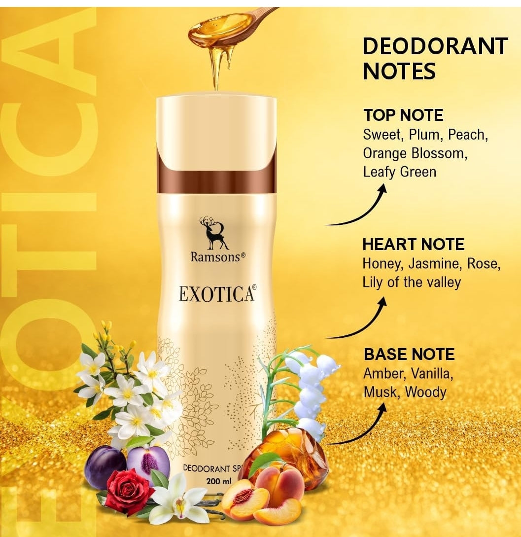 Exotica Deodorant Spray 200ml