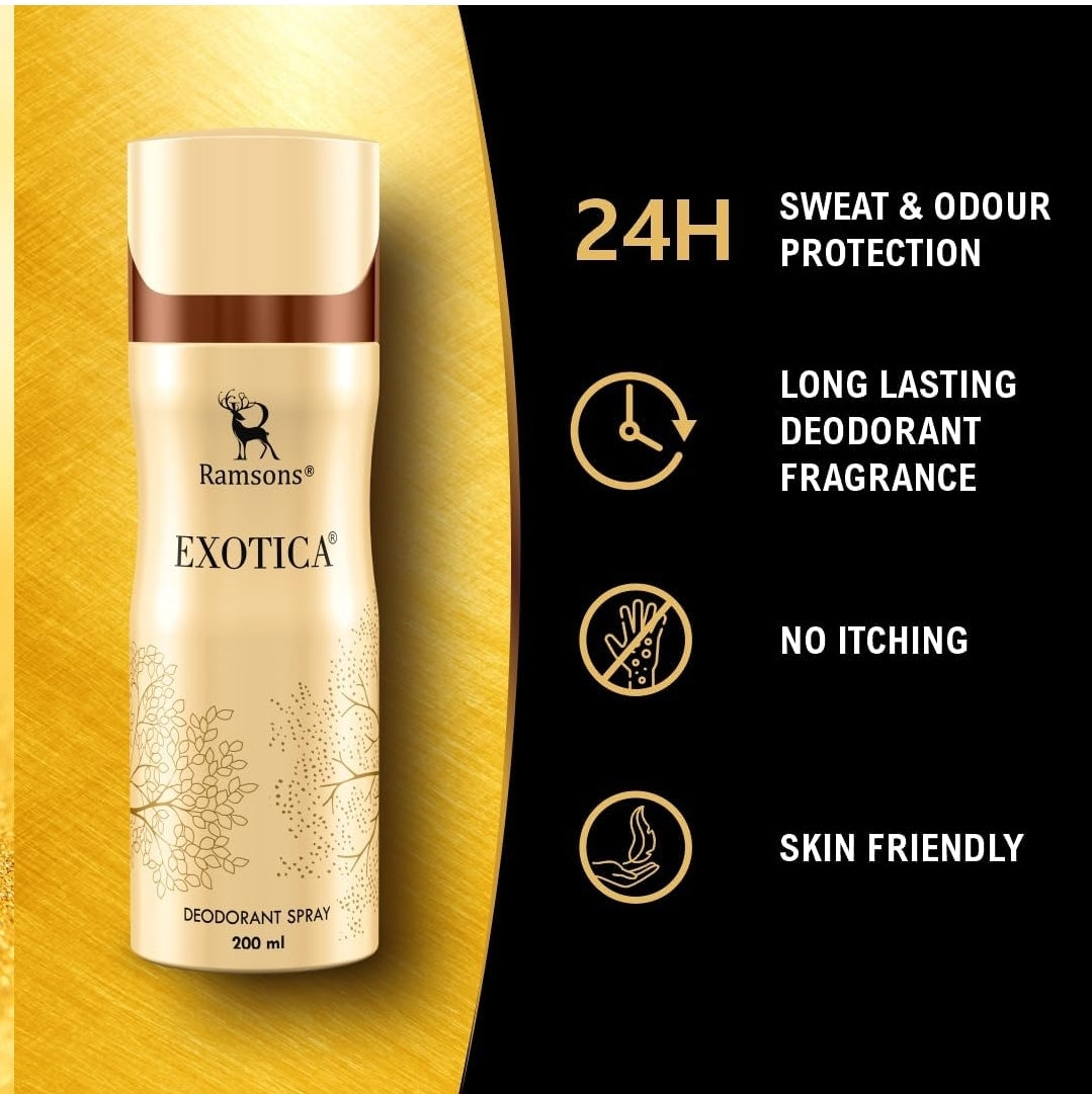 Exotica Deodorant Spray 200ml