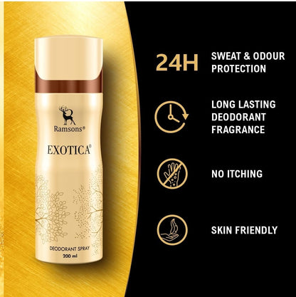 Exotica Deodorant Spray 200ml