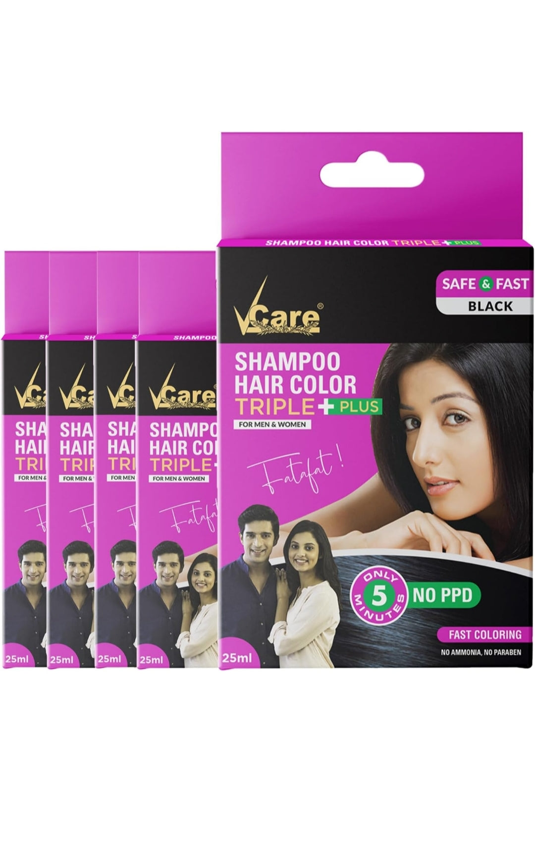 Vcar Shampoo Hair Color 15ml