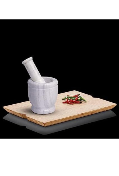 White stone pestle