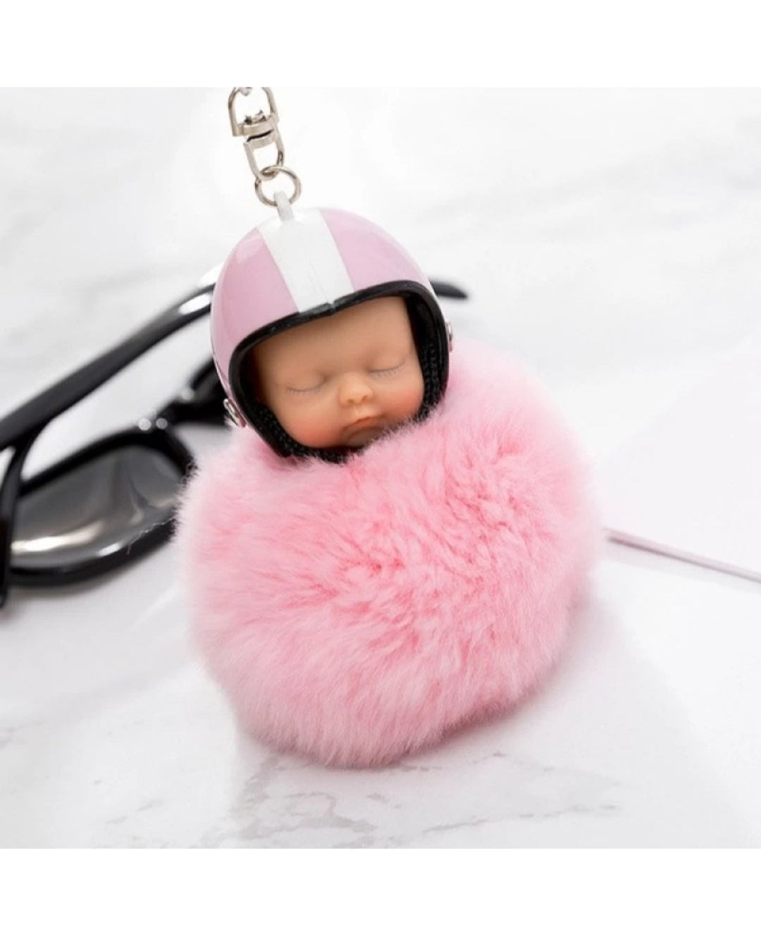 Baby Doll Helmet Key Chain