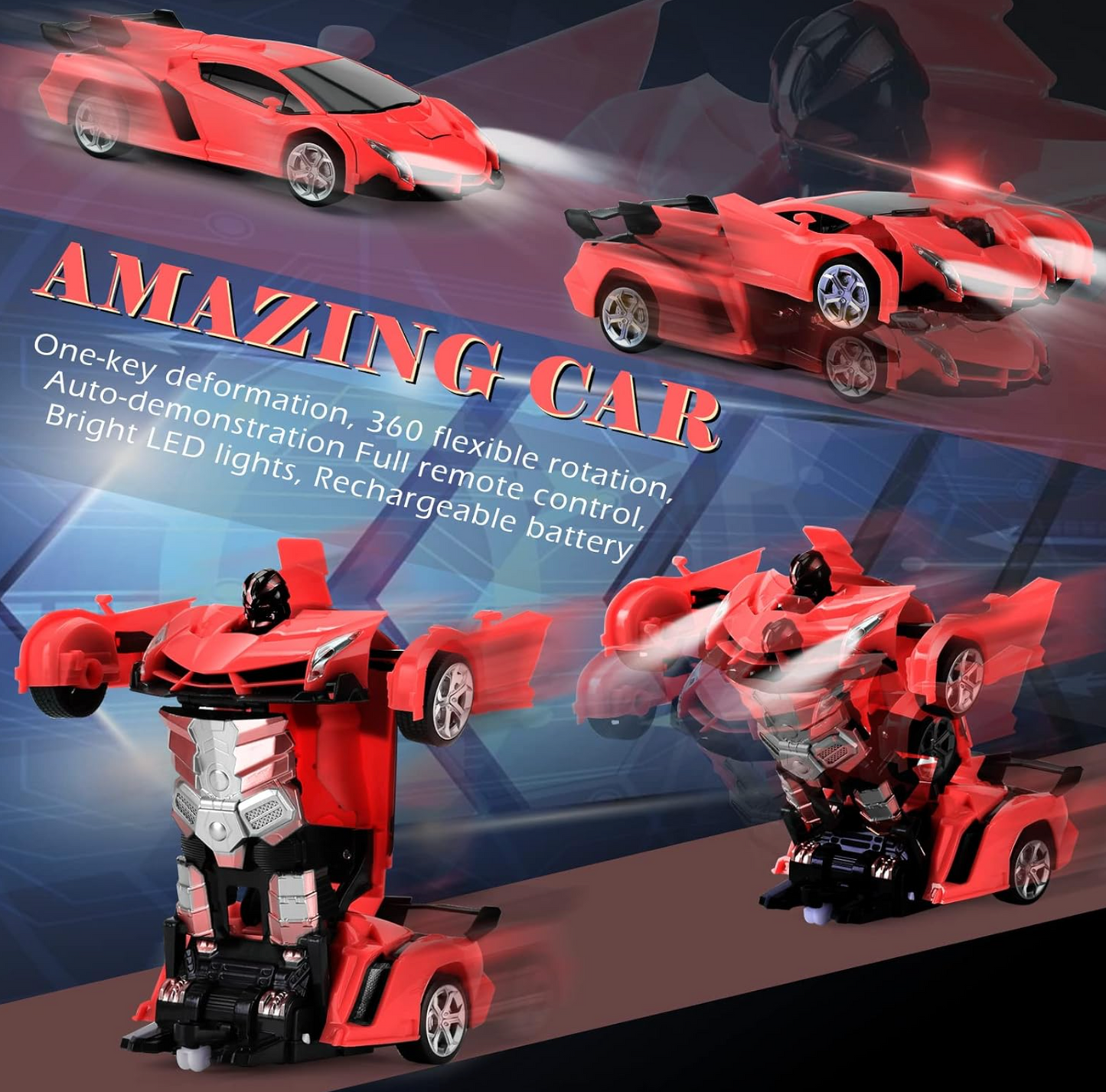 Transform Robot RC Car