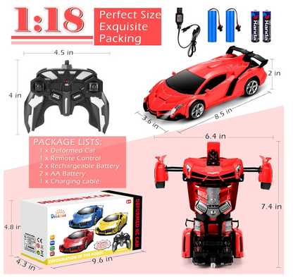 Transform Robot RC Car