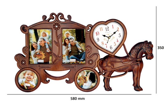 Wood gift clock