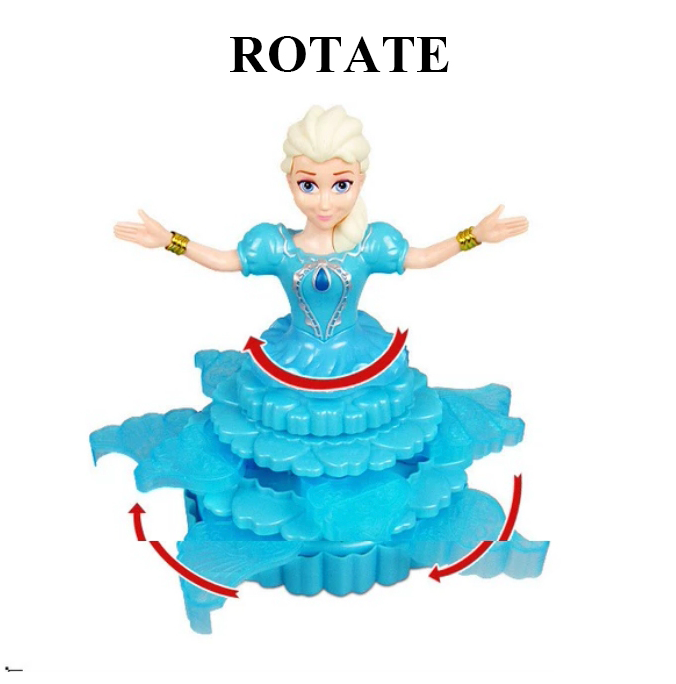 Rotating Frozen Princess