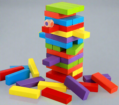 Jenga building blocks