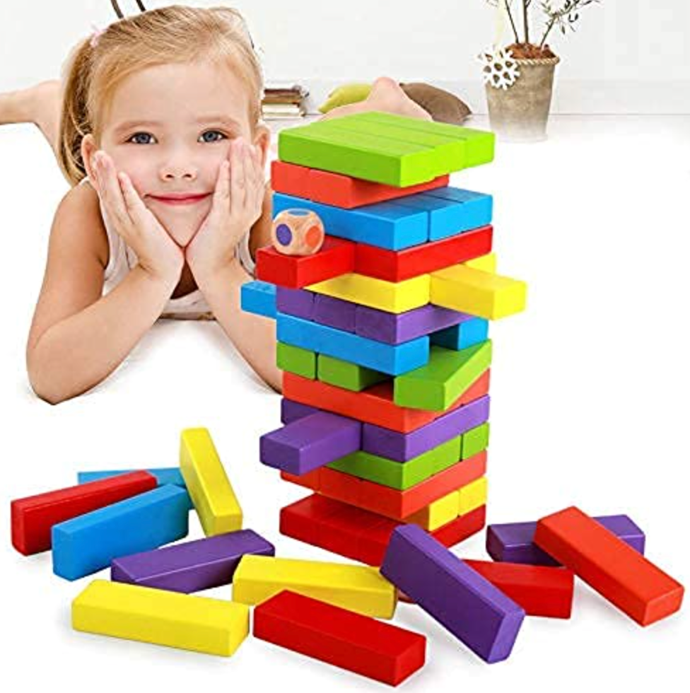 Jenga building blocks