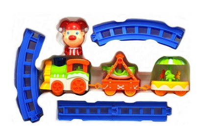 Cartoon circus train