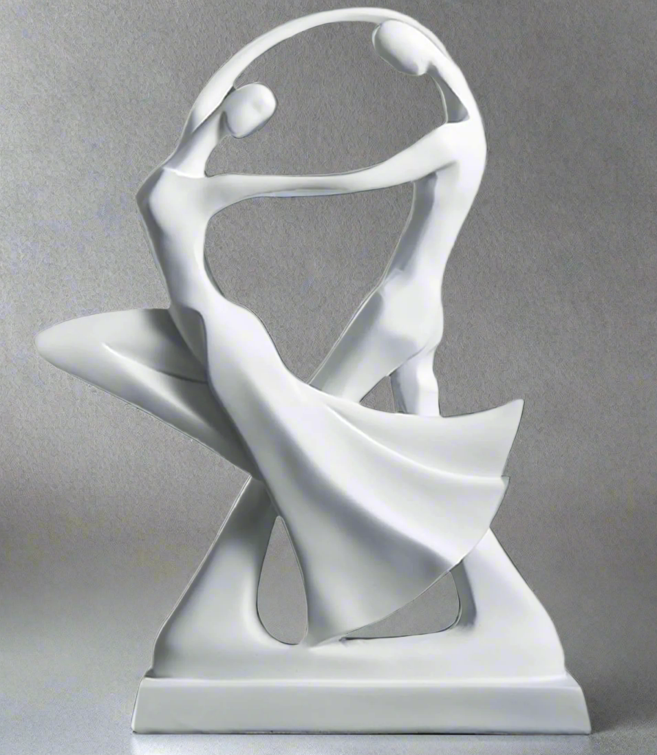 White Couple sculpture