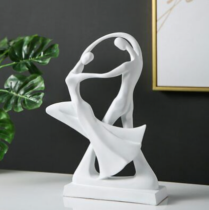 White Couple sculpture