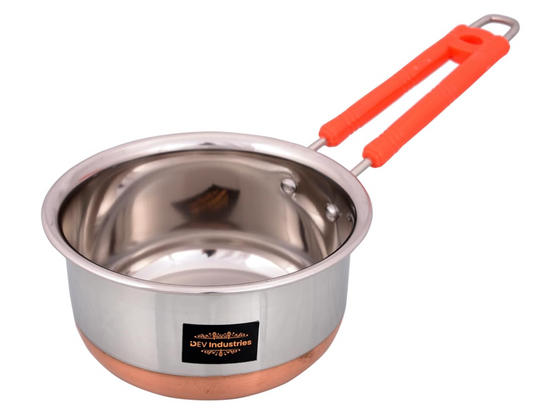 Steel brass tea pan