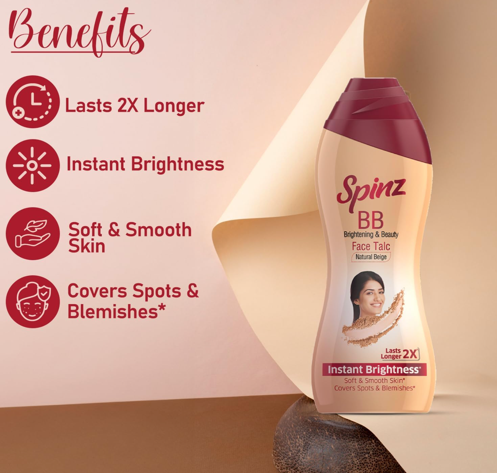 Spinz BB Face Talc 35g