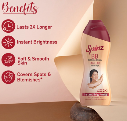 Spinz BB Face Talc 35g