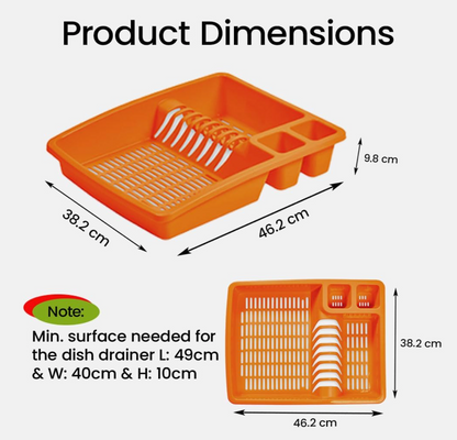 Plastic dish rack