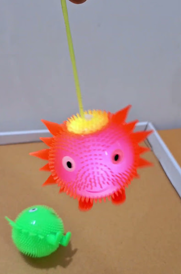 Flashing spiky Ball