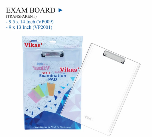Transparent Exam Pad