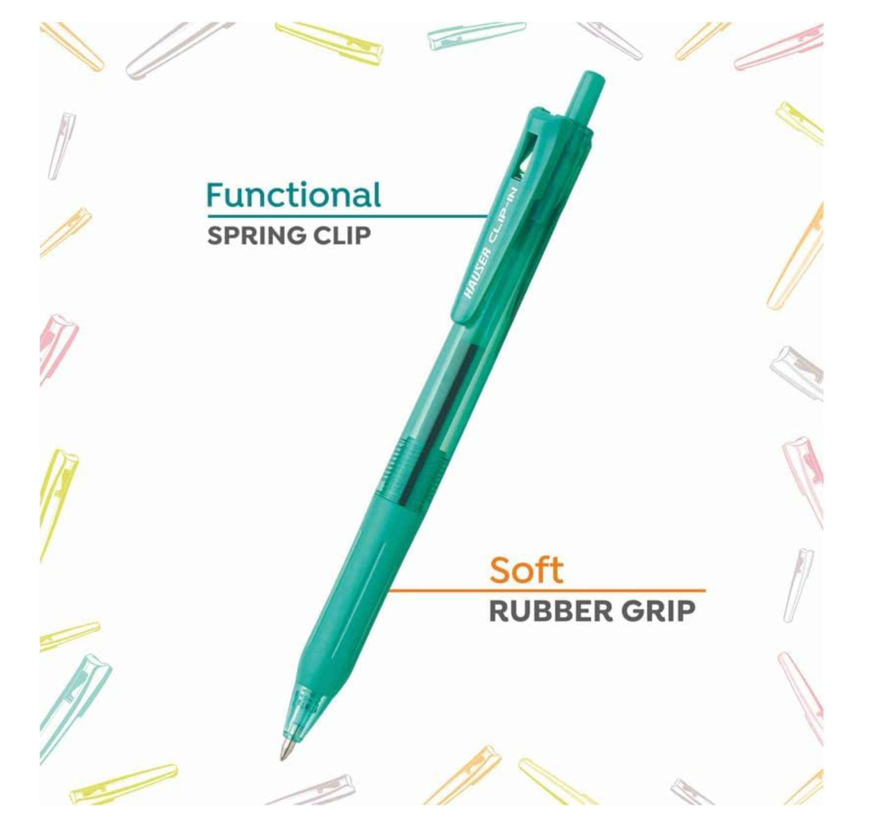 Clip-in Ball Pen