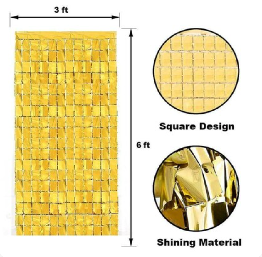 Foil fringe Curtain