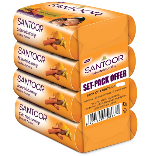 Santoor Soap set-4 40g