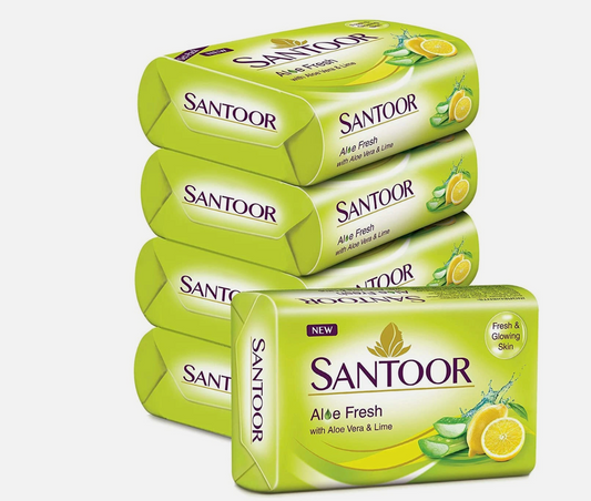 Santoor Soap 5 Pack