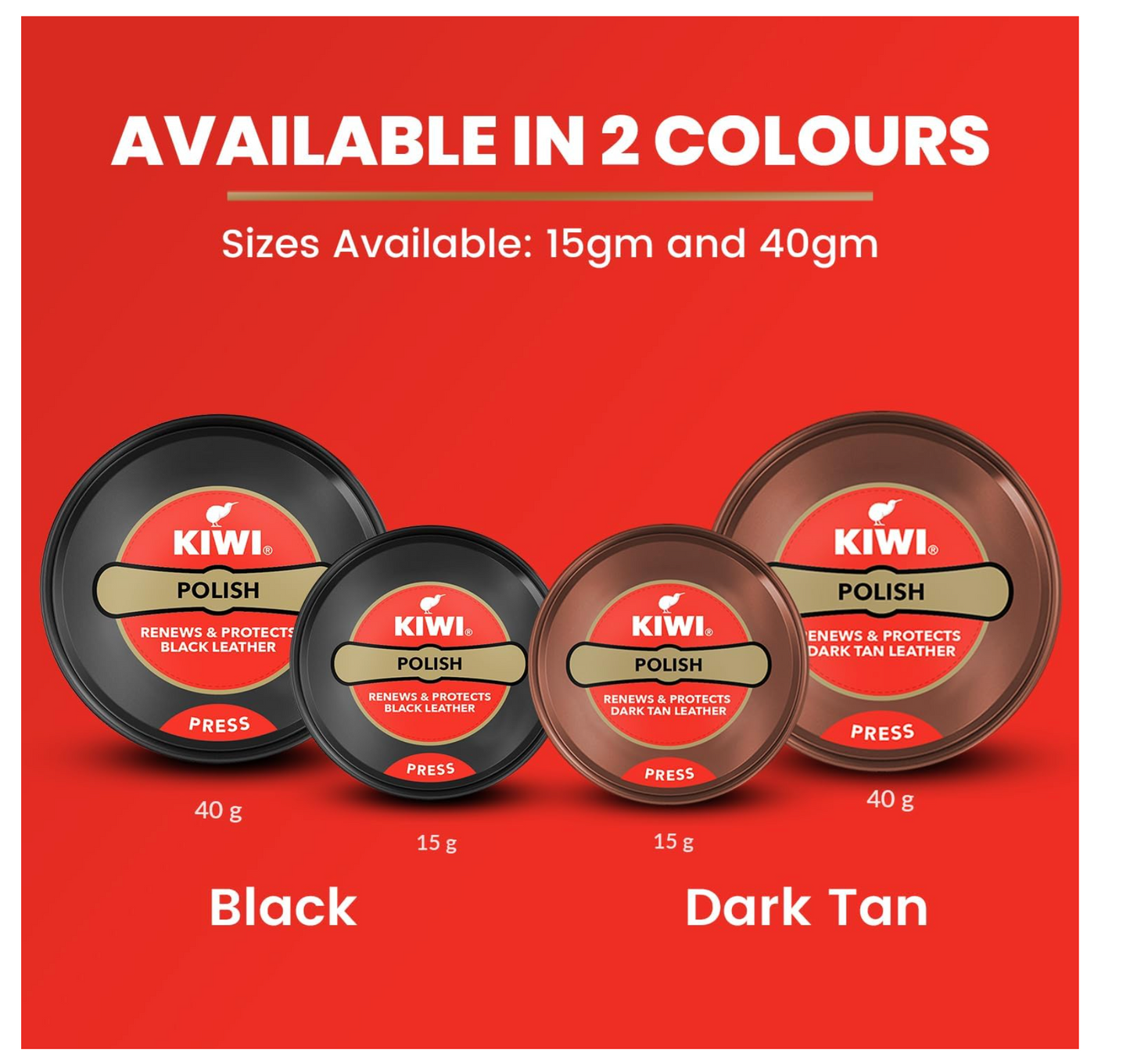 Kiwi Shoe Polish 40g