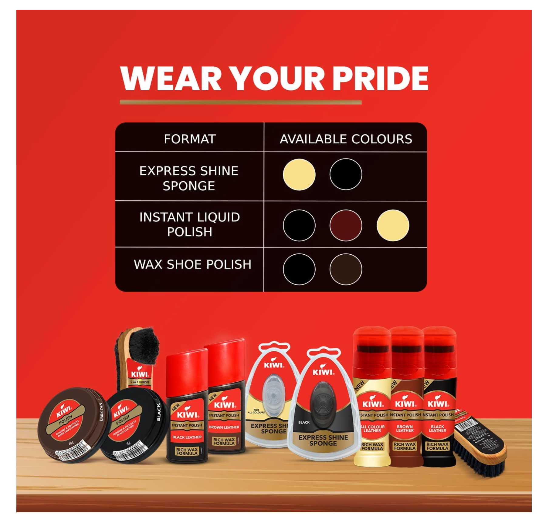 Kiwi Shoe Polish 40g