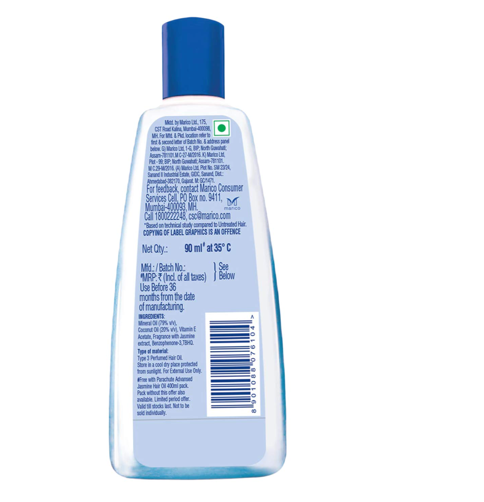 Parachute jasmine 45ml