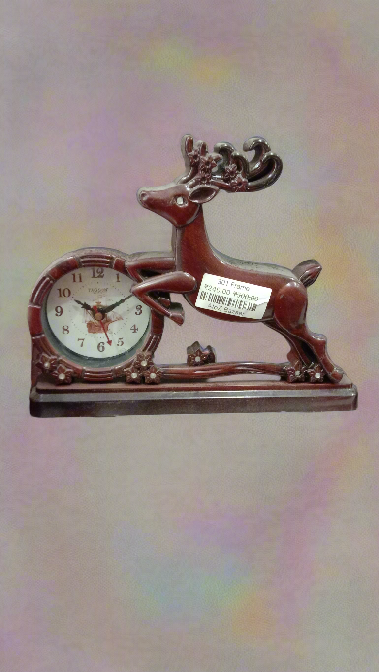 Deer beauty clock