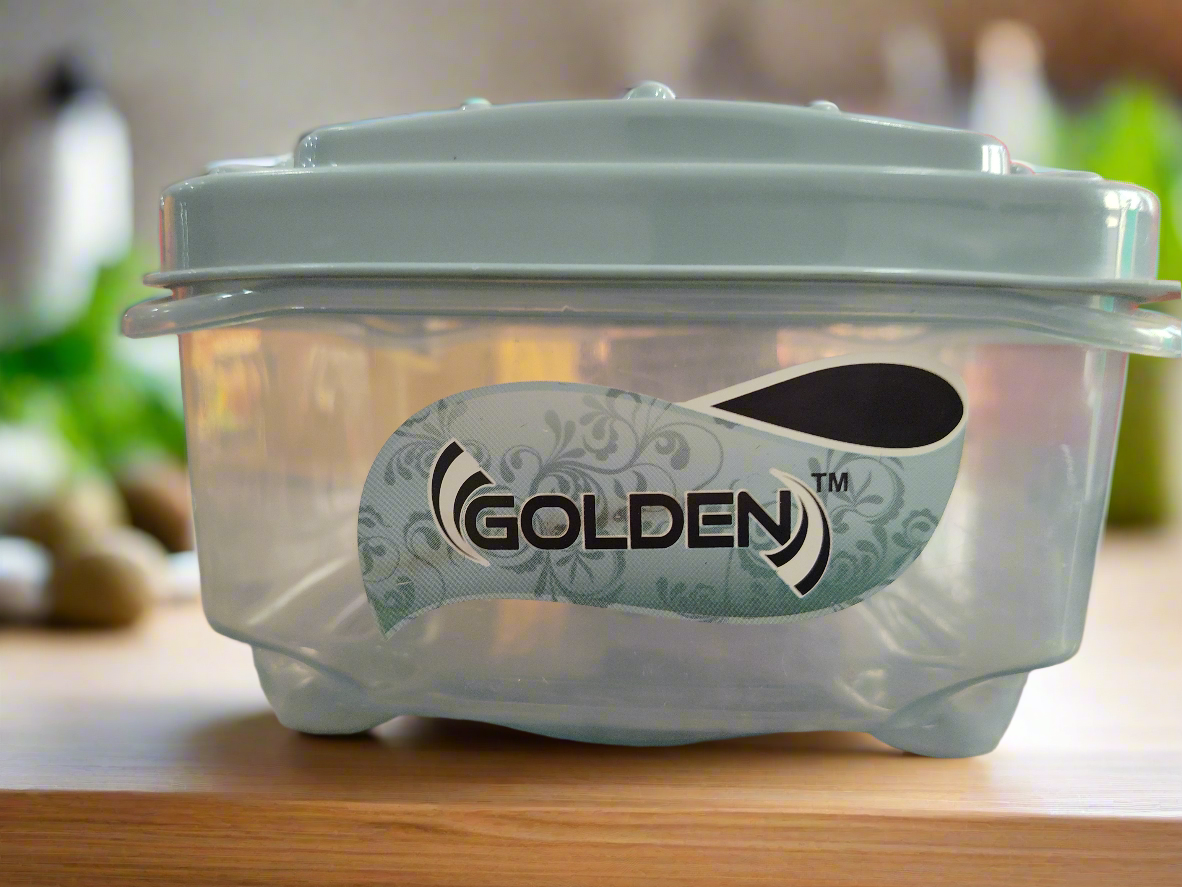 Golden container